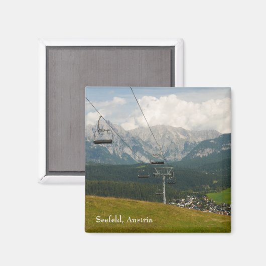 Seefeld Autriche Magnet (Recto/Verso)