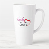 Seek God's Heart  Latte Mok (Rechts)