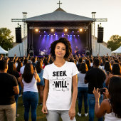Seek His Will Proverbs 3:6 Devotion Tee T-shirt