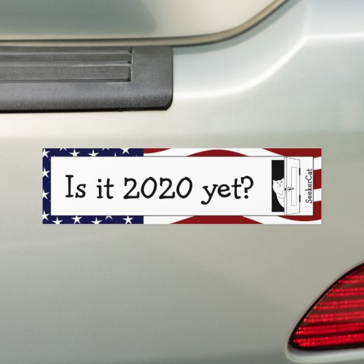 SeekerCat2020 Bumpersticker (Op auto)