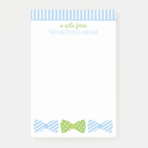 Seersucker Bow Stropdas Gepersonaliseerde Post-it  Post-it® Notes