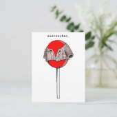 seersucker briefkaart (Staand voorkant)