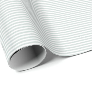Seersucker-effect saliegroen gestreept klassiek pr cadeaupapier