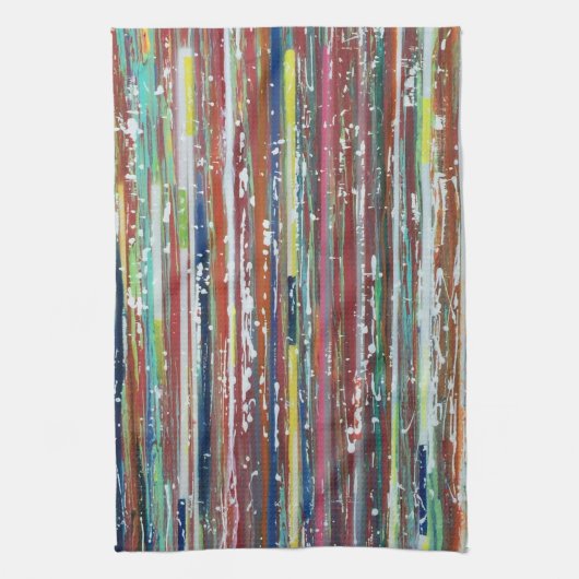 Seersucker keukenhanddoek (Verticaal)