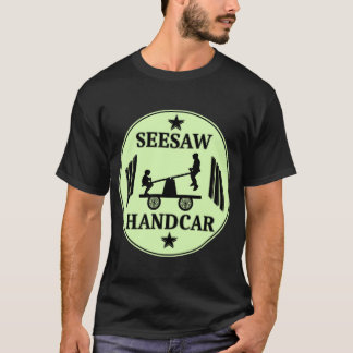 Seesaw Handcar / Trein / Spoorweg / Voertuig T-shirt