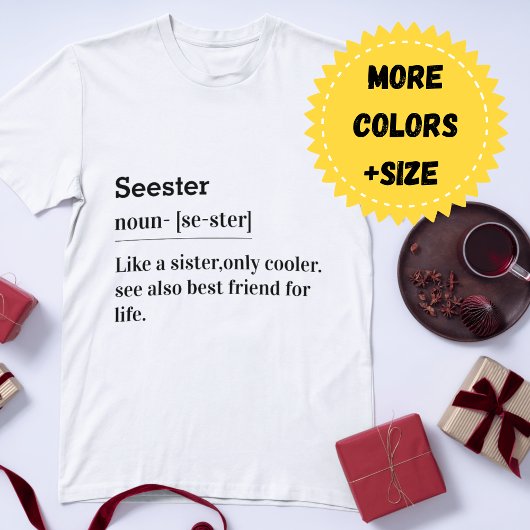 Seester Noun: Een zus, maar koeler Tri-Blend Shirt