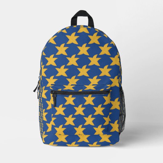 Seesterne Bedrukte Rugzak (Voorkant)