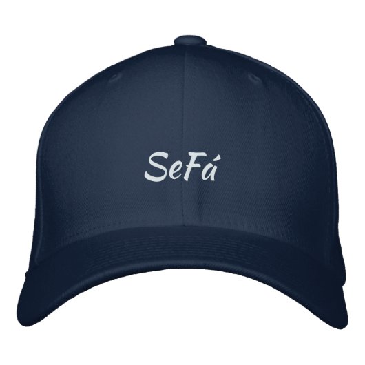 SeFa geborduurd Pet (Voorkant)