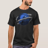 Sega Saturn 3D Chrome T-shirt (Voorkant)