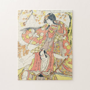 Segawa Kikunojo als Woman Katsukawa Shunsho art Legpuzzel