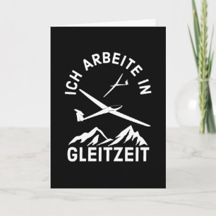 Segelflieger Pilot Gleitzeit Segelflugzeug Kaart
