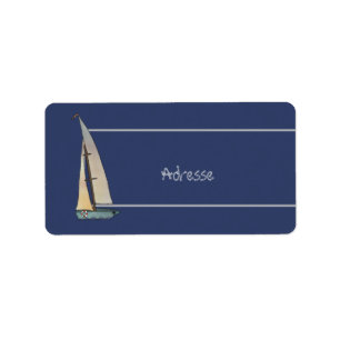 Segelschiff Etiket
