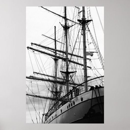 Segelschiff Poster (Voorkant)