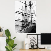 Segelschiff Poster (Thuiskantoor)