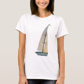 Segelschiff T-shirt (Voorkant)