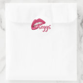 Segg T-Shirt Ronde Sticker (Tas)