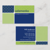 segment moderne carte de visite (Devant / Derrière)