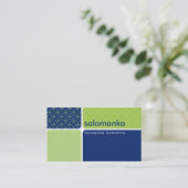 segment moderne carte de visite (Debout devant)