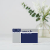 segment moderne carte de visite (Debout devant)