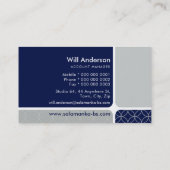 segment moderne carte de visite (Dos)