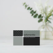 segment moderne carte de visite (Debout devant)