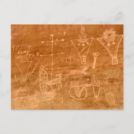 Sego Canyon Petroglyphs, Utah Briefkaart (Voorkant)