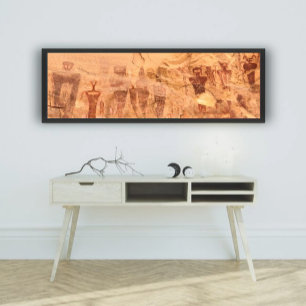 Sego Canyon Rock Art Utah Pictogram Poster