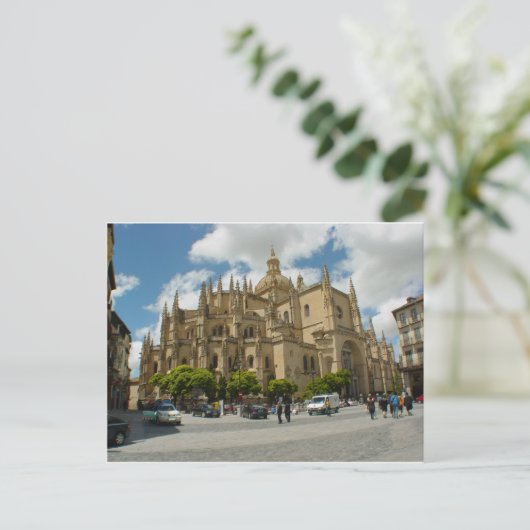 Segovia Cathedral - Spanje Briefkaart (Staand voorkant)