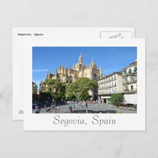 Segovia, Spanje Briefkaart (Voorkant / Achterkant)