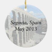 Segovia, Spanje Keramisch Ornament (Achterkant)