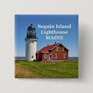 Seguin Island Lighthouse, Maine Button