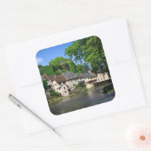 Segur-le-Chateau in Frankrijk vierkante sticker (Envelop)