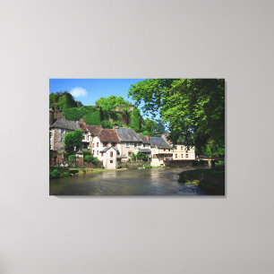Segur-le-Chateau in Franse canvasafdruk Canvas Afdruk