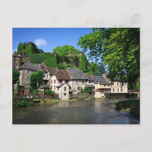 Segur-le-Chateau in het Franse briefkaart (Voorkant)