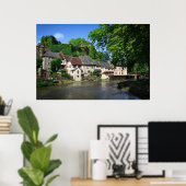 Segur-le-Chateau in het Franse poster (Thuiskantoor)