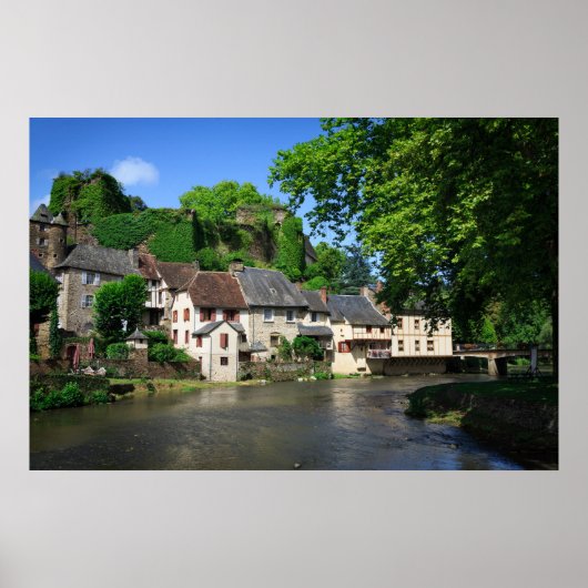 Segur-le-Chateau in het Franse poster (Voorkant)