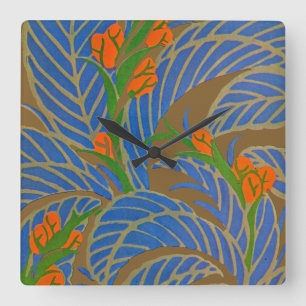 Seguy's Art Deco #9 op Emporio Moffa Vierkante Klok