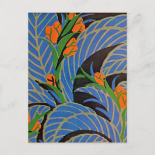 Seguy's Art Deco Tropical Night - Briefkaart