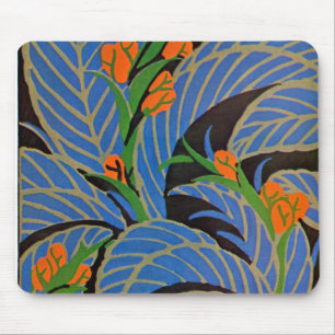 Seguy's Art Deco Tropical Night - Mousepad Muismat