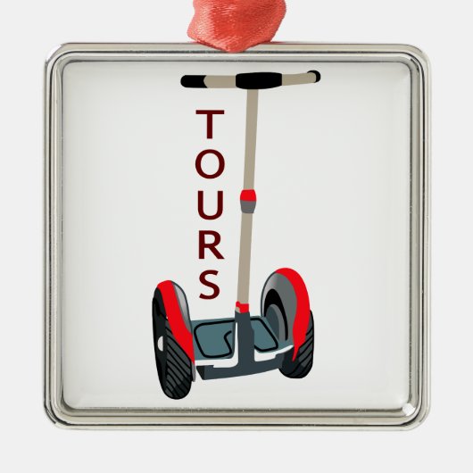 SEGWAY TOURS METALEN ORNAMENT (Voorkant)