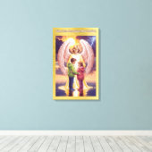 Sei Beschützt und Behütet Canvas Afdruk (Insitu (Houten vloer))