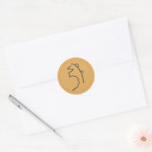 Sei He Ki Reiki Symbol Ronde Sticker (Envelop)