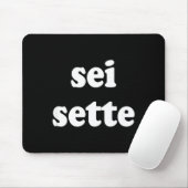 Sei Sette Italian Funny  Muismat (Met muis)