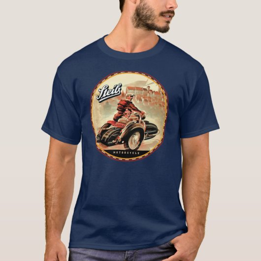Seib Motorfiets zijspannen T-shirt (Voorkant)