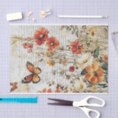 Seidenpapier Decoupage Herbst Wildblumen Var01  Tissuepapier (Craft)