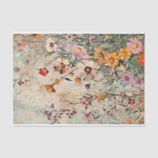 Seidenpapier Decoupage Herbst Wildblumen Var03 Tissuepapier