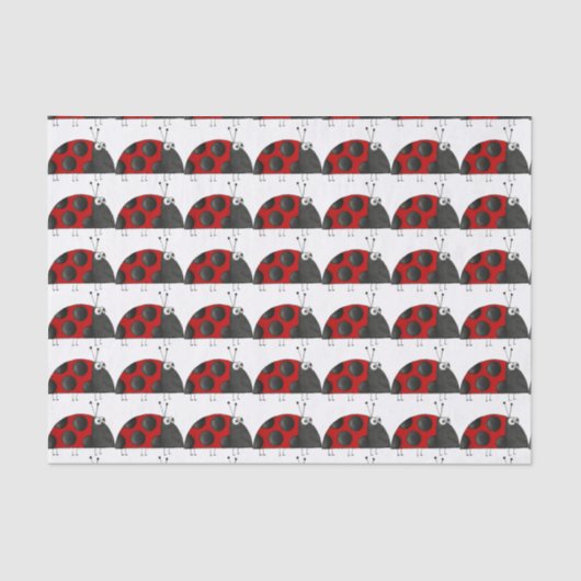 Seidenpapier Marienkäfer, Decoupage Tissuepapier (Voorkant)