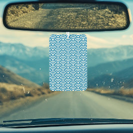 Seigaiha, Waves, Japanese, Blue and White Luchtverfrisser