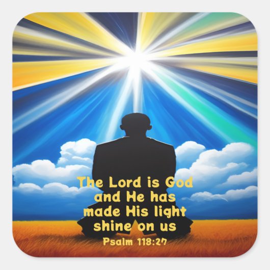 Seigneur Brille Ton Stickers Lumière (Devant)