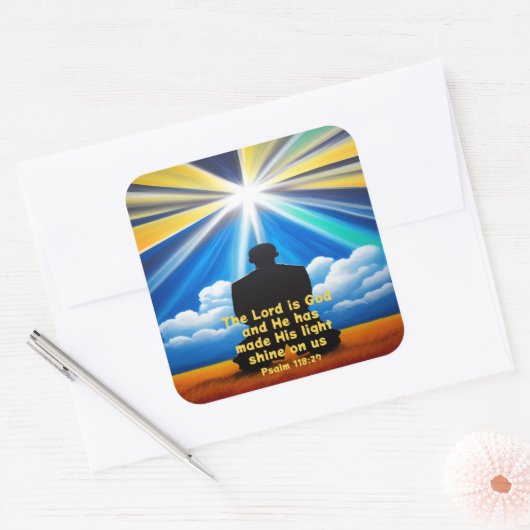 Seigneur Brille Ton Stickers Lumière (Enveloppe)